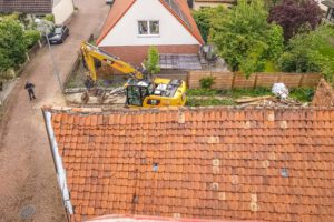 Abbruch eines MFH in Gleidingen