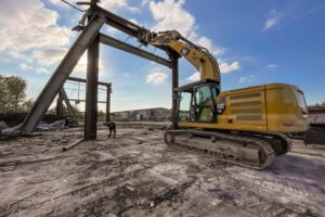 Abbrucharbeiten in Hannover Badenstedt