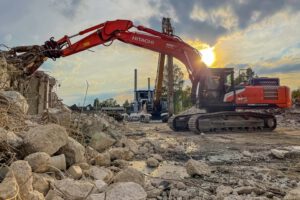 Abbrucharbeiten in Hannover Badenstedt