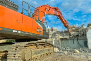 Abbrucharbeiten in Hannover Badenstedt