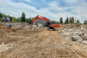 Abbrucharbeiten in Hannover Badenstedt