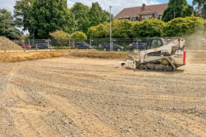 Herstellen eines Hallenplanums in Stöcken