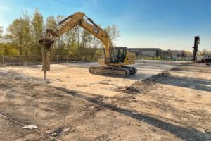 Abbrucharbeiten in Hannover Badenstedt