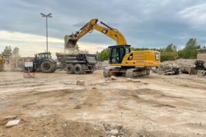 Abbrucharbeiten in Hannover Badenstedt