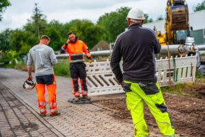 Herstellung eines Spundwandkasten