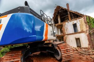 Hausabriss in Friedrichsburg