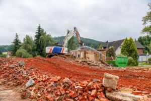 Hausabriss in Friedrichsburg