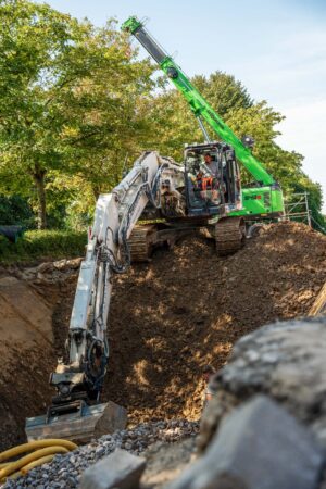 60000 Liter Löschwasserbehältereinbau