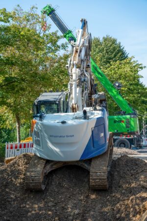 60000 Liter Löschwasserbehältereinbau