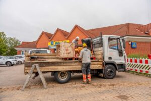 60000 Liter Löschwasserbehältereinbau