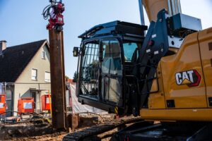 40 Meter lange Spundwand