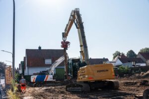 40 Meter lange Spundwand