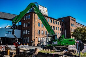 Tiefbauarbeiten bei Conti Hannover