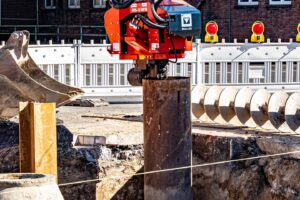 Tiefbauarbeiten bei Conti Hannover