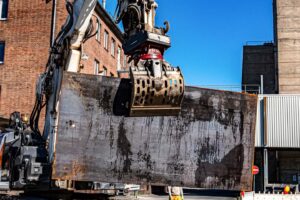 Tiefbauarbeiten bei Conti Hannover