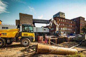 Tiefbauarbeiten bei Conti Hannover