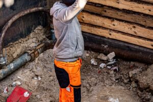 Tiefbauarbeiten bei Conti Hannover