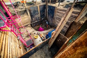 Tiefbauarbeiten bei Conti Hannover