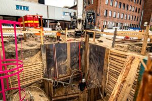 Tiefbauarbeiten bei Conti Hannover
