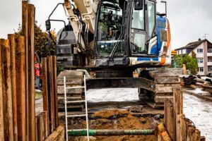 Erschließungsarbeiten für Feuerwehr und Gewerbefläche in Wennigsen Erschließungsarbeiten für Feuerwehr und Gewerbefläche in Wennigsen