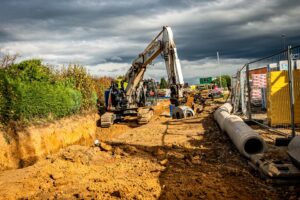 Erschließungsarbeiten für Feuerwehr und Gewerbefläche in Wennigsen Erschließungsarbeiten für Feuerwehr und Gewerbefläche in Wennigsen