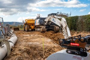 Erschließungsarbeiten für Feuerwehr und Gewerbefläche in Wennigsen Erschließungsarbeiten für Feuerwehr und Gewerbefläche in Wennigsen