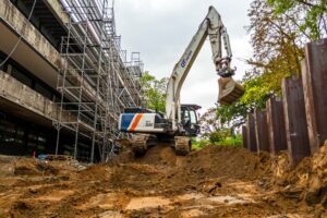 Ausgraben Stadthalle Braunschweig