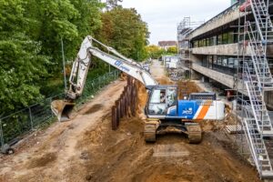 Ausgraben Stadthalle Braunschweig