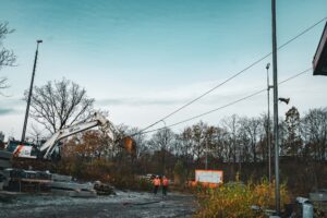 Entfernung zweite Bahn