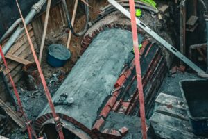 Tiefbauarbeiten bei Conti Hannover